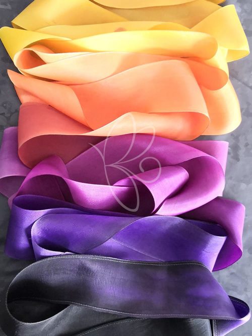 ruban gr peint sur mesure peinture gymnastique rythmique couleur ribbon painting