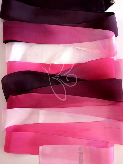 ruban gr peint sur mesure peinture gymnastique rythmique couleur ribbon painting