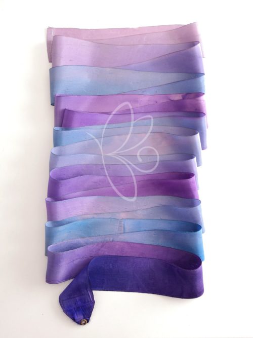 ruban gr peint sur mesure peinture gymnastique rythmique couleur ribbon painting